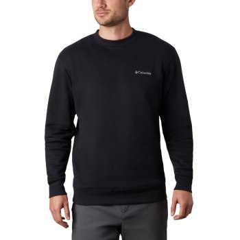 Columbia Hart Mountain II Crew Fleece, Sudaderas Negros Para Hombre | 287915-CUP